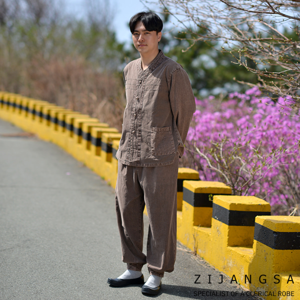 [2537] 20수 Y형 저고리 바지 한벌 / 생활한복 개량한복 법복 절복